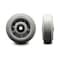 Service Caster SCC-6" Thermoplastic Rubber Flat Tread Wheel Only w/Roller Bearing-500 lbs Cpty SCC-TPRRF620 - alternate 1